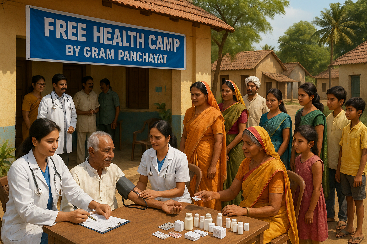 🏥 मोफत आरोग्य शिबिर यशस्वीरीत्या संपन्न 🩺